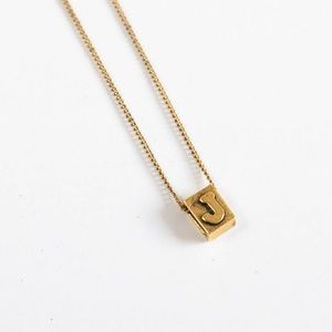✨10 for $10✨  J Letter Alphabet Necklace